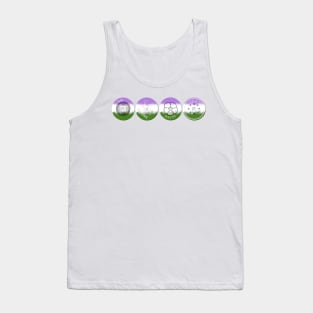 Genderqueer Pride Coins Tank Top